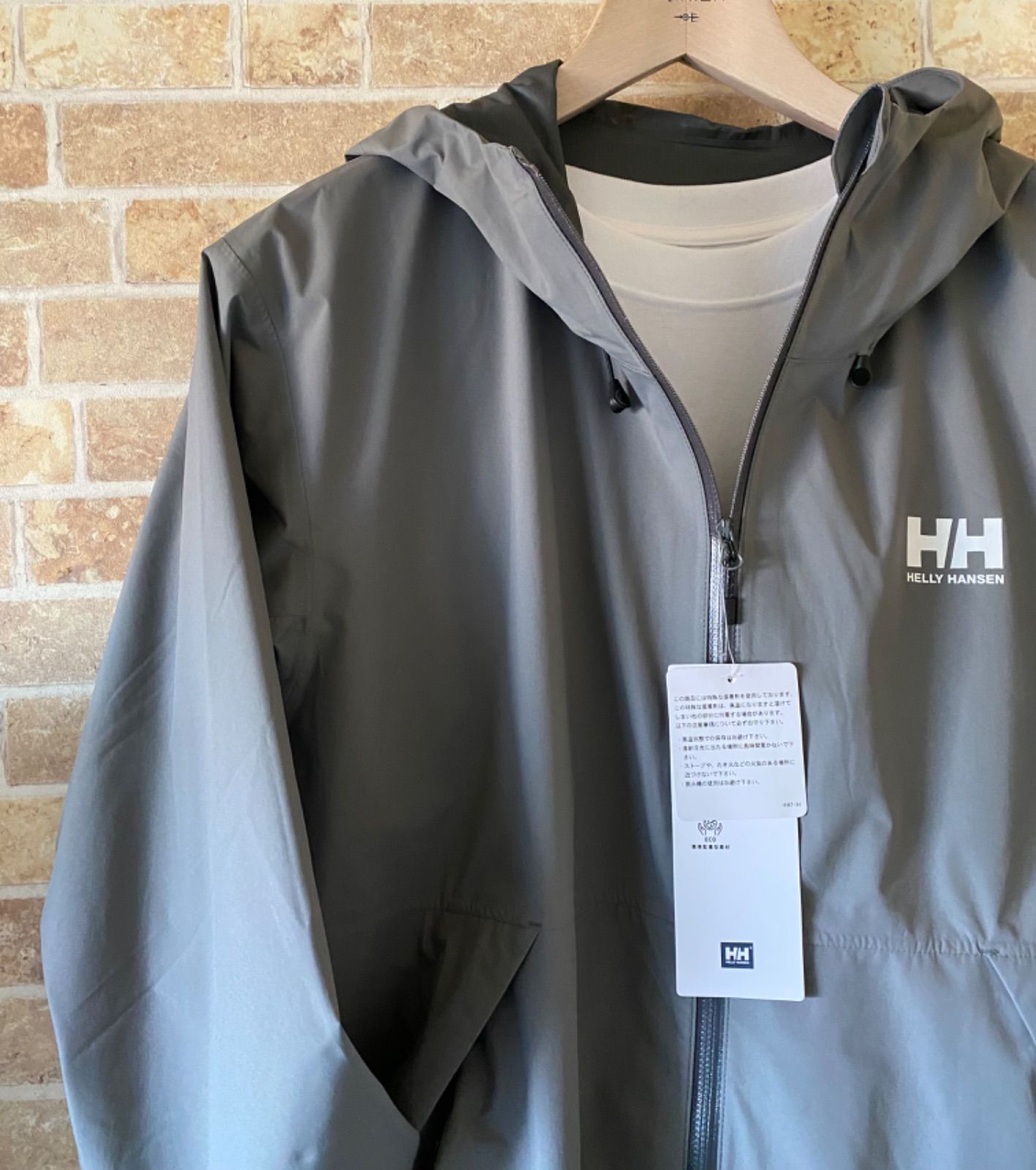 HELLY HANSEN ヘリーハンセン フード付 マウンテンパーカー グレー XL 