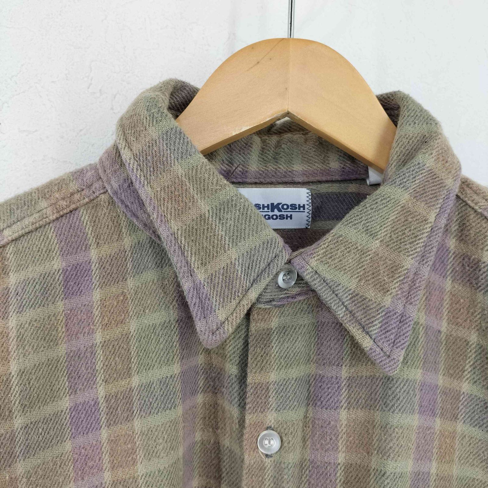 90s OSHKOSH ヘビー ネルシャツ USA製 80s OSHKOSH ネルシャツ ヘビー
