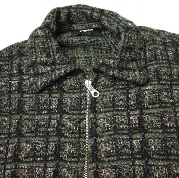 MYneジャケット MYNE マイン 23SS 日本製 Tweed Knitted Drizzler Jacket ツイード