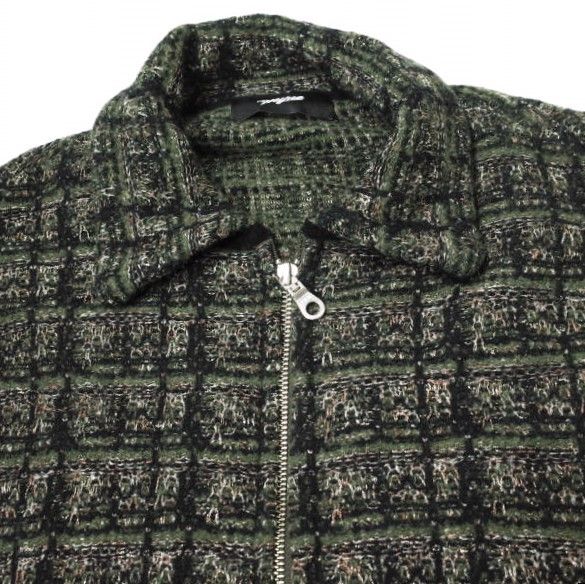 MYNE マイン 23SS 日本製 Tweed Knitted Drizzler Jacket ツイード ...