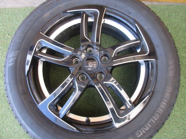 【中古】　送料込み　シュタイナーSF　215/55R17　ラヂアルタイヤ４本SET　オデッセイ　CX3　エスティマ