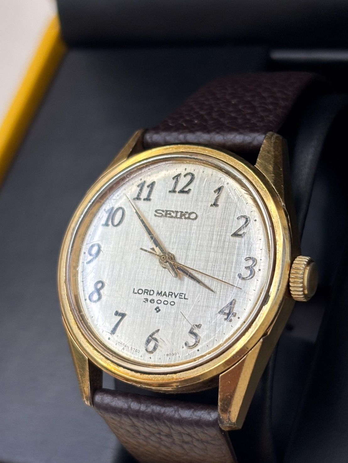 N【中古】SEIKO ロードマーベル 36000 絹目文字盤 1973年 - メルカリ