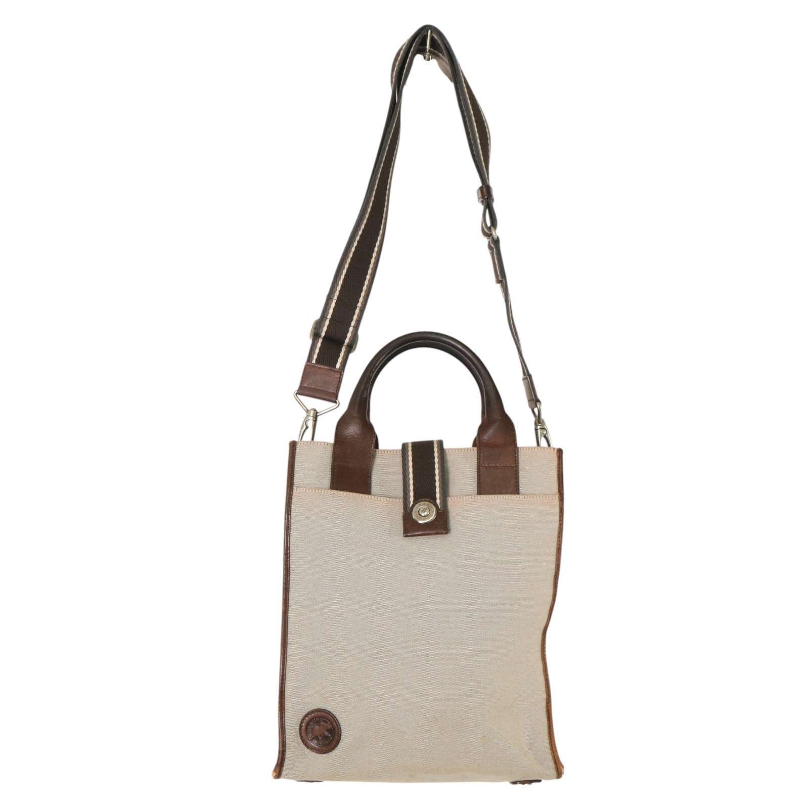 HUNTING WORLD 2way ショルダーバッグ レザー ロゴ HUNTING WORLD ハンティングワールド ロゴ ショルダーバッグ