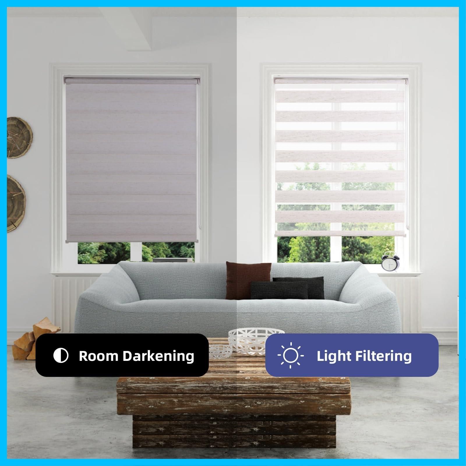 ロールカーテン シンプル スクリーン 取り付け簡単 室内 丈180cm UVカット 防寒 遮光 遮熱 日よけ 幅80cm 通気 目隠し 採光 チェーン式 調光 ナチュラル ロールスクリーン TAO pu Hong NEXPOTALLINN_EU