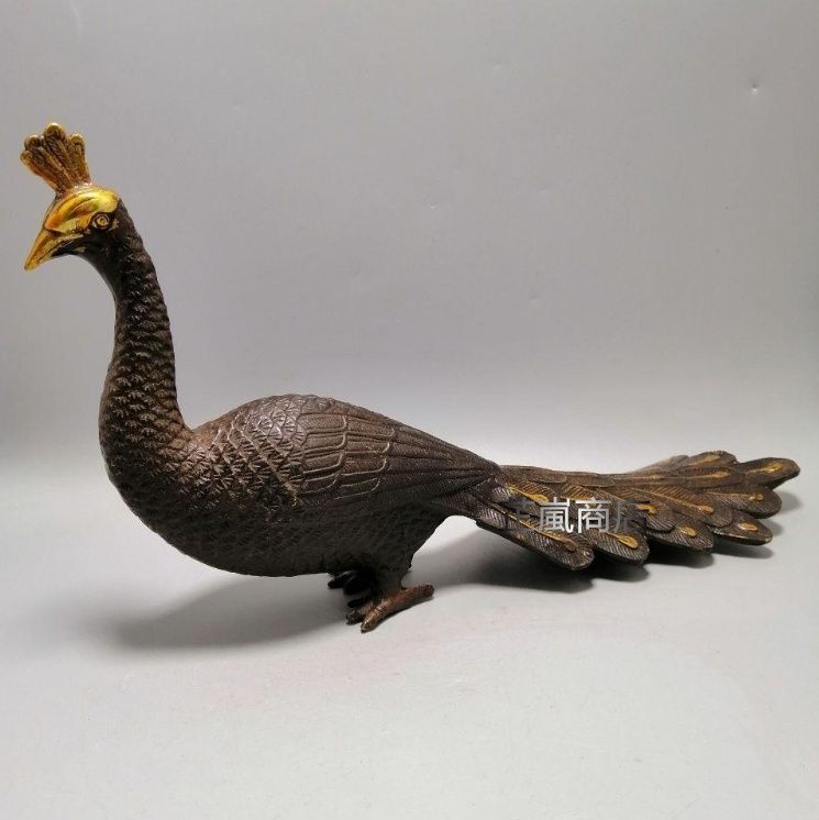 銅製 美しい孔雀 リビング 玄関 お茶台 机 本棚 装飾品 工芸品 置物 銅製 美しい孔雀 リビング 玄関 ショップ お茶台 机 本棚 装飾品 工芸