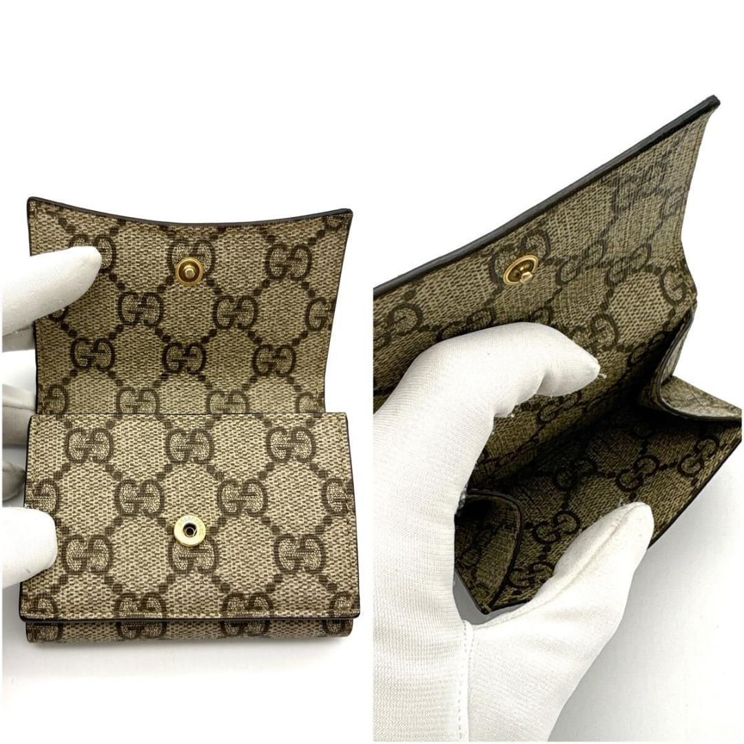 極美品◇バレンシアガ グッチ 三つ折り財布 ハッカープロジェクト GG