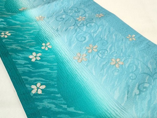 平和屋本店□極上 児島元気 アトリエ 聖jin苑 両面全通柄袋帯 太鼓柄