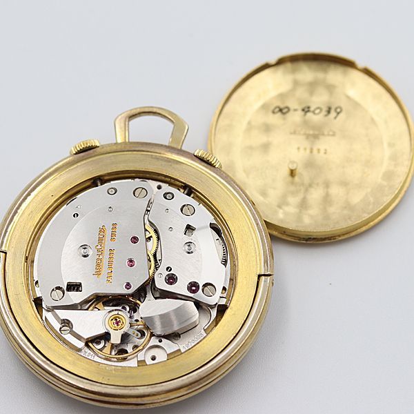 デッドストック級 稼働 良品 ジャガールクルト 11003 金文字盤 手巻 