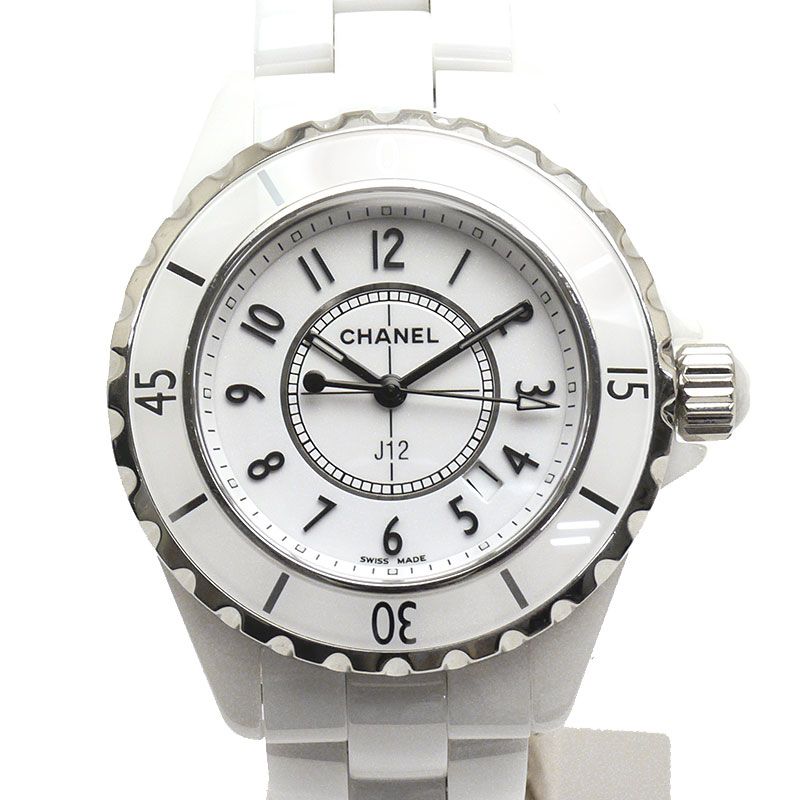 シャネル J12 33mm H0968 クオーツ ホワイトセラミック