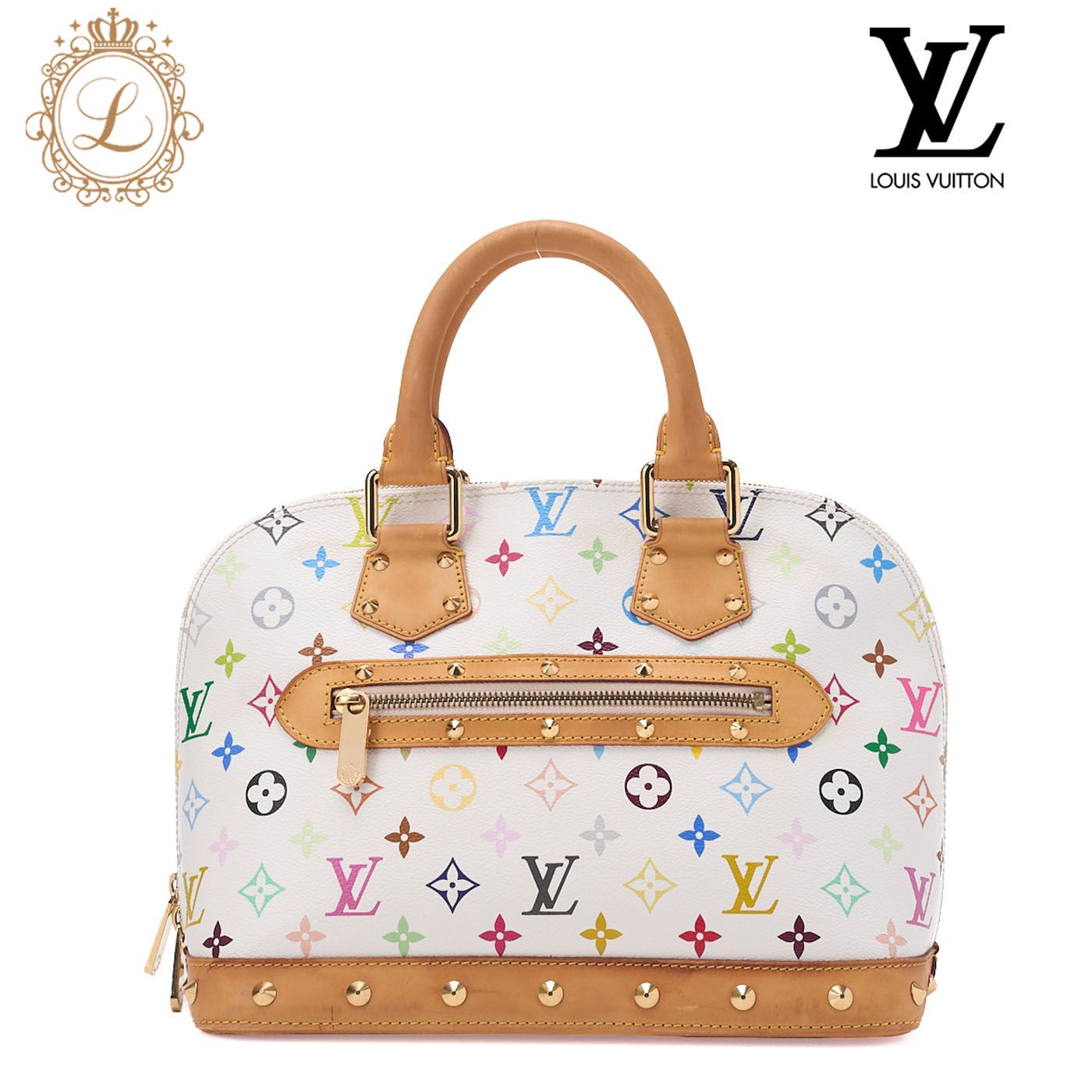 LOUIS VUITTON ルイヴィトン モノグラム マルチ アルマPM M92647 ゴールド金具 ハンドバッグ