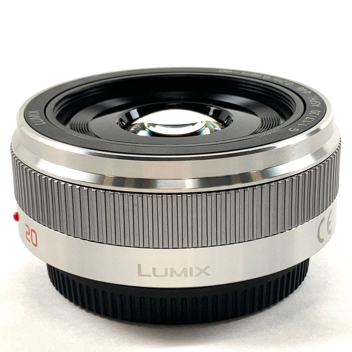 ☆中古美品 パナソニック Panasonic H-H020A-S LUMIX G 20mm/F1.7 II シルバー☆ 中古 良品 パナソニック LUMIX G 20mm F1.7 II ASPH. [H-H020A