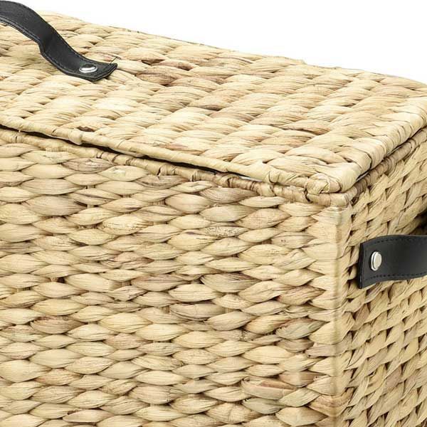 ウォーターヒヤシンス トイレットペーパーストッカー １２ロール ナチュラル アジアン雑貨 カジュアル 和風 和式 カントリー 小物入れ 籐風 時代 田舎 フタ 蓋 持ち手 取っ手 収納 USTAUSTRALIA_COM_AU