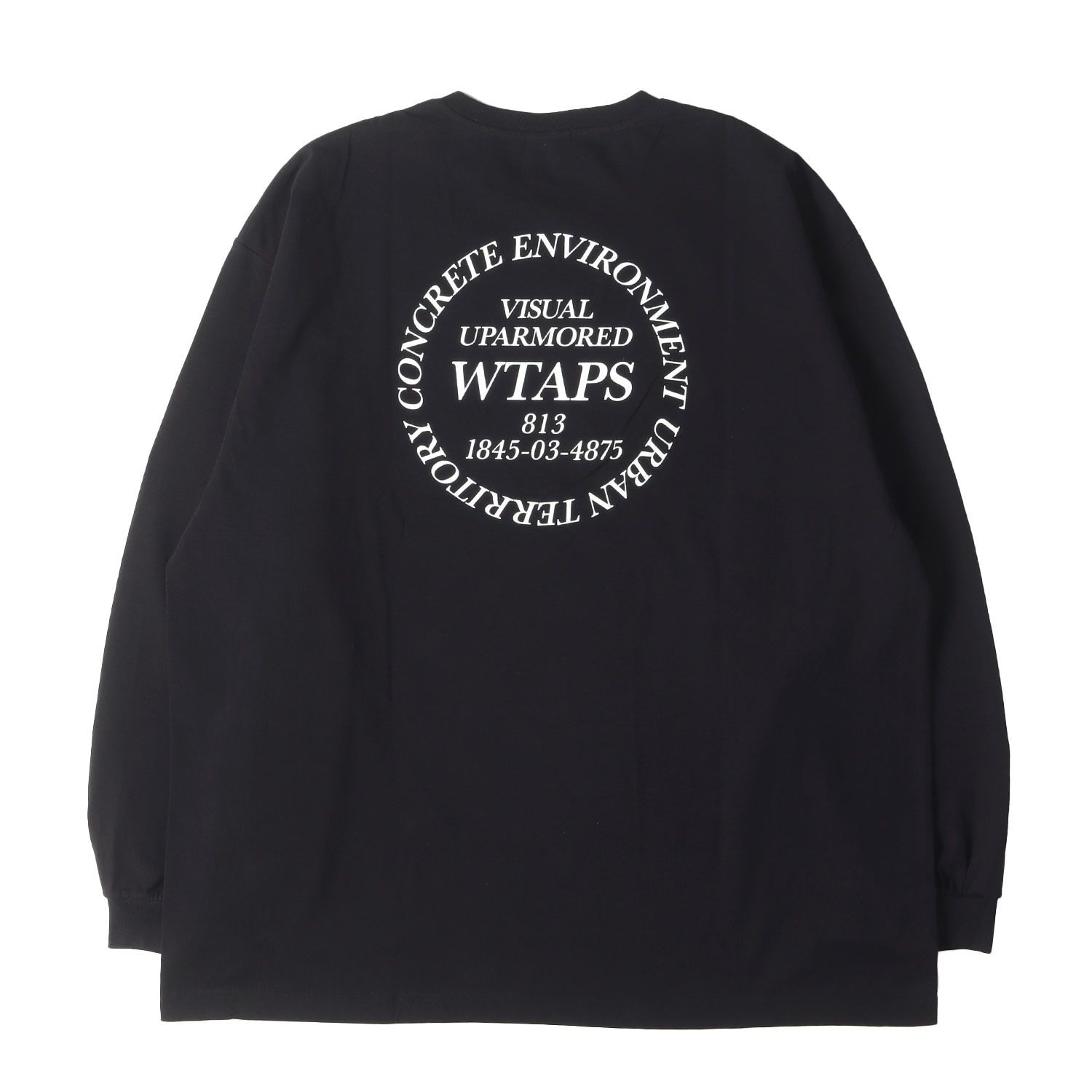 新品】WTAPS ダブルタップス Tシャツ ブラック 黒 サイズ:L