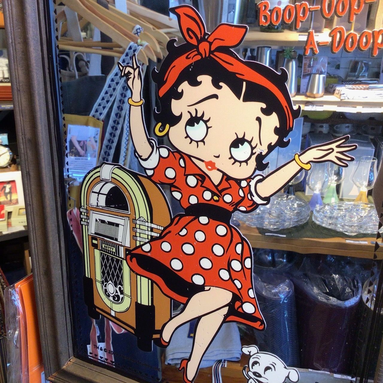 新品 パブミラー 鏡 ベティブープ ベティちゃん アメリカン雑貨