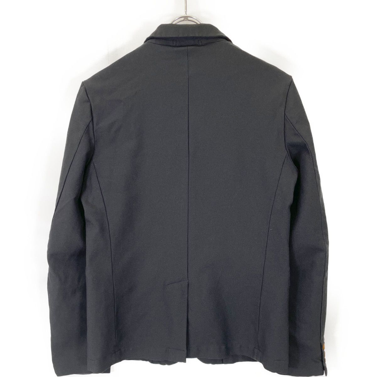 【美品】ブラックコムデギャルソン 20SS MA-1切替 テーラードジャケット BLACKCOMMEdesGARCONS ブラックコムデギャルソン 1T-J031 ﾌﾞﾗｯｸ