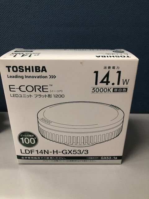 東芝 LEDユニットフラット LDF14N-H-GX53/3 - メルカリ