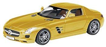 シュコー 1/43 メルセデス・ベンツ SLS AMG クーペ 販売 ゴールド 完成