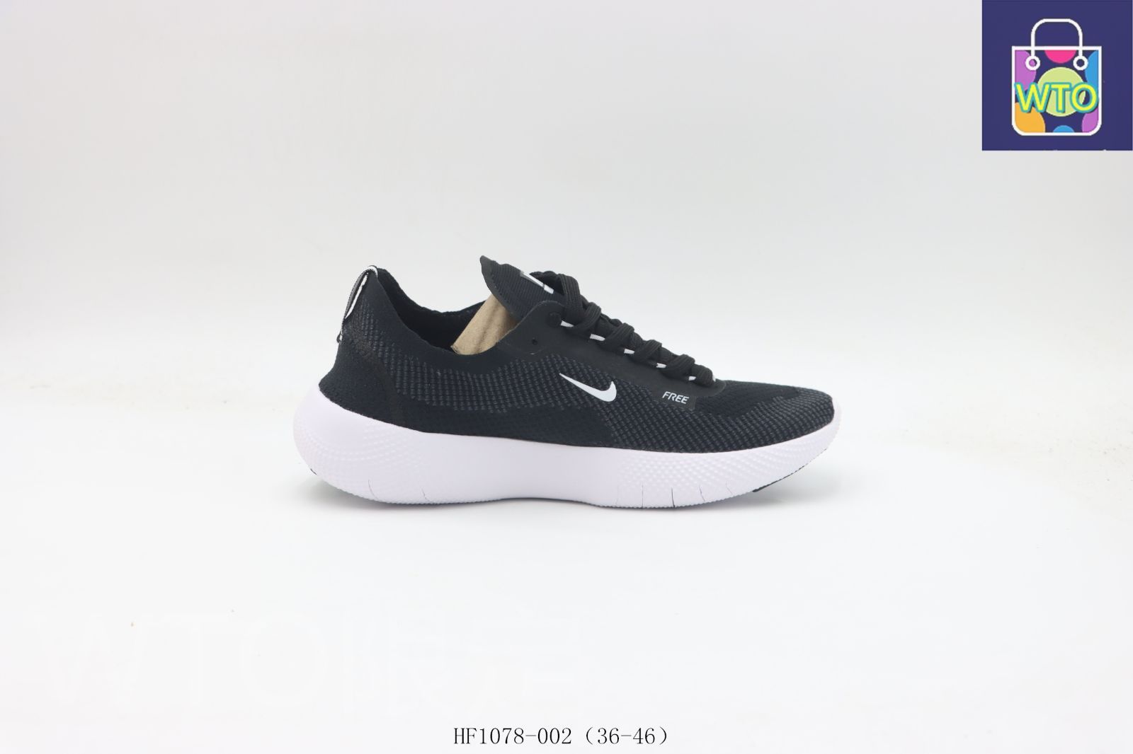 今日 ナイキ ランニングシューズ ブラックアンドホワイト HF1078-002-WTO輸入2