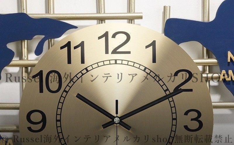 掛け時計 北欧風 メタル感 世界地図 デザイン 静音 アナログ 掛け時計 北欧風 メタル感 世界地図 デザイン 静音 アナログ