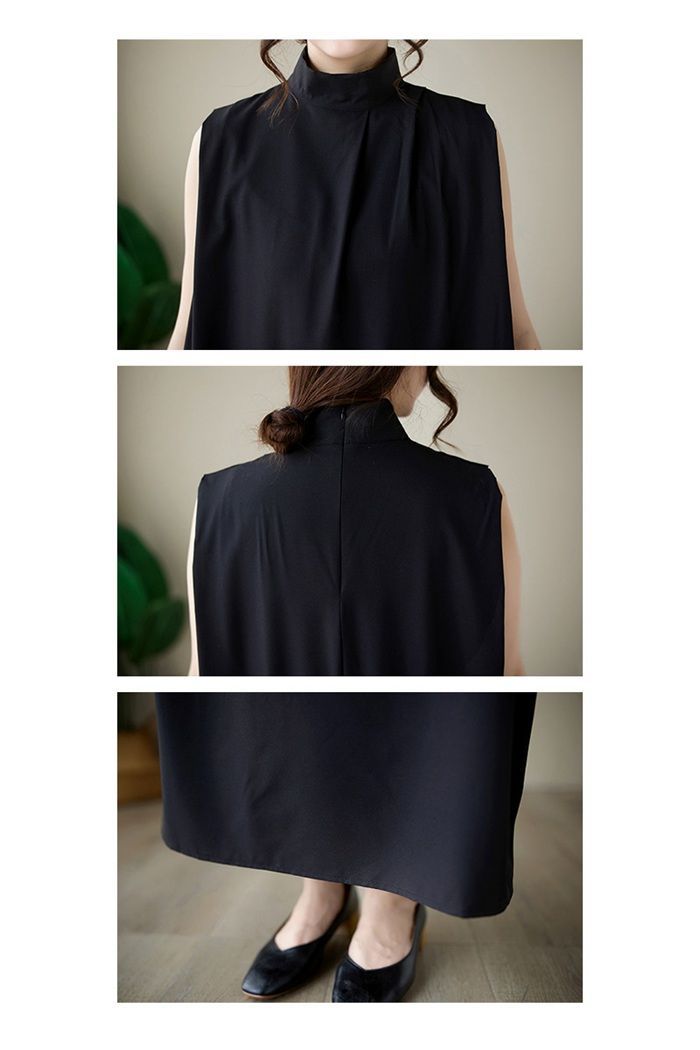 未使用 ノースリーブ ワンピース ハイネック レディース 春夏