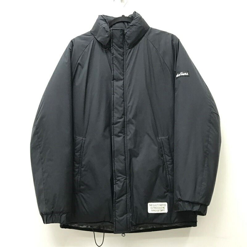 【加古川店】 中古 WACKOMARIA | ワコマリア 中綿ジャケット HAPPY JACKET ブラック 【96】