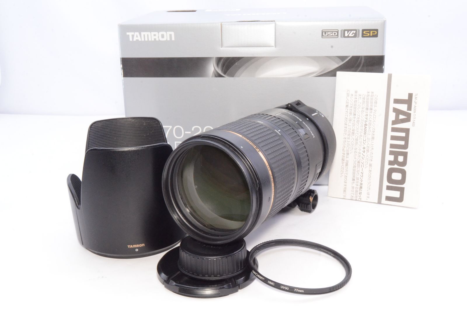 TAMRON タムロン SP 70-200mm F2.8 Di VC USD ニコン Nikon用 A009N フルサイズ対応 大口径望遠ズームレンズ☆元箱付き  04040 - メルカリ