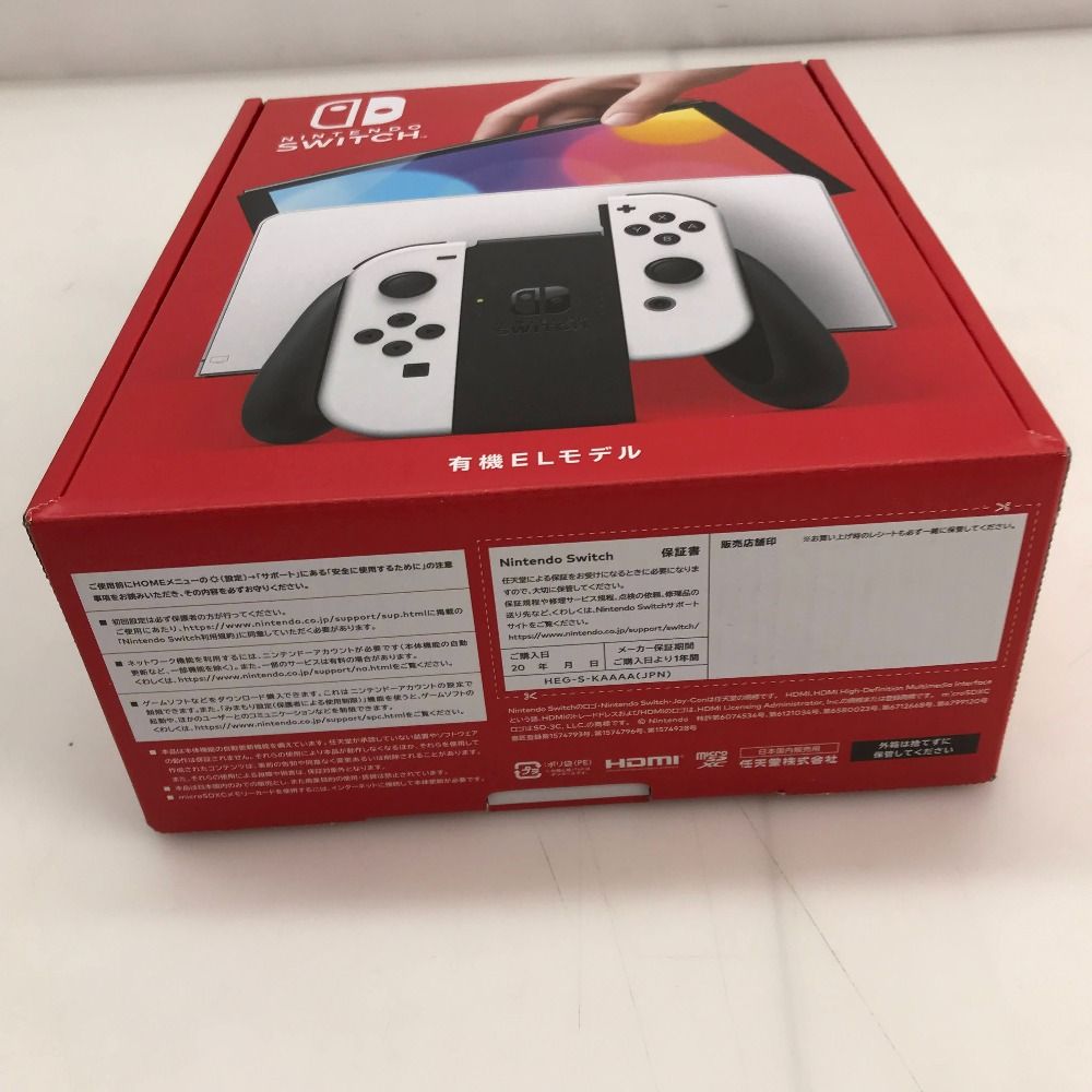05w07573 【未使用 ニンテンドースイッチ】スイッチ本体 有機EL