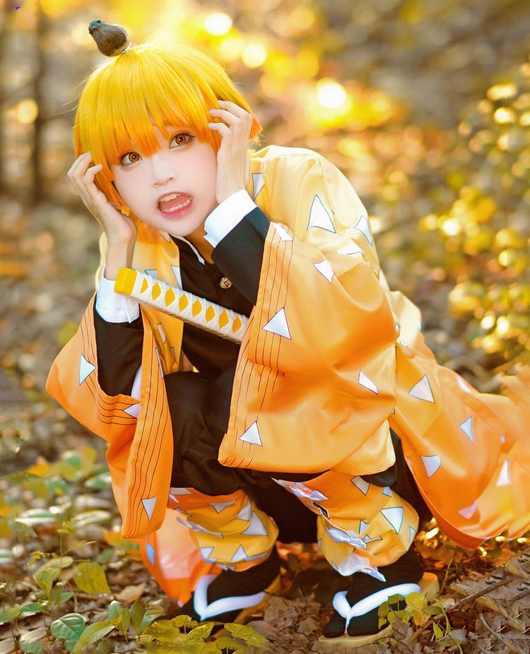 鬼滅の刃　善逸コスプレ la012c7_1.jpg