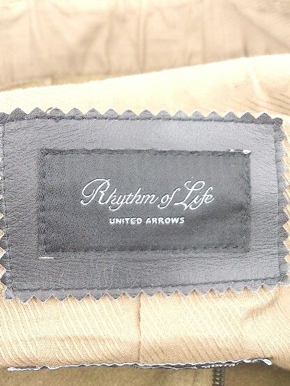 ◇ Rhythm of Life リズムオブライフ UNITED ARROWS メルトン 長袖 ダッフル コート S ベージュ系 #  【1002797522962】