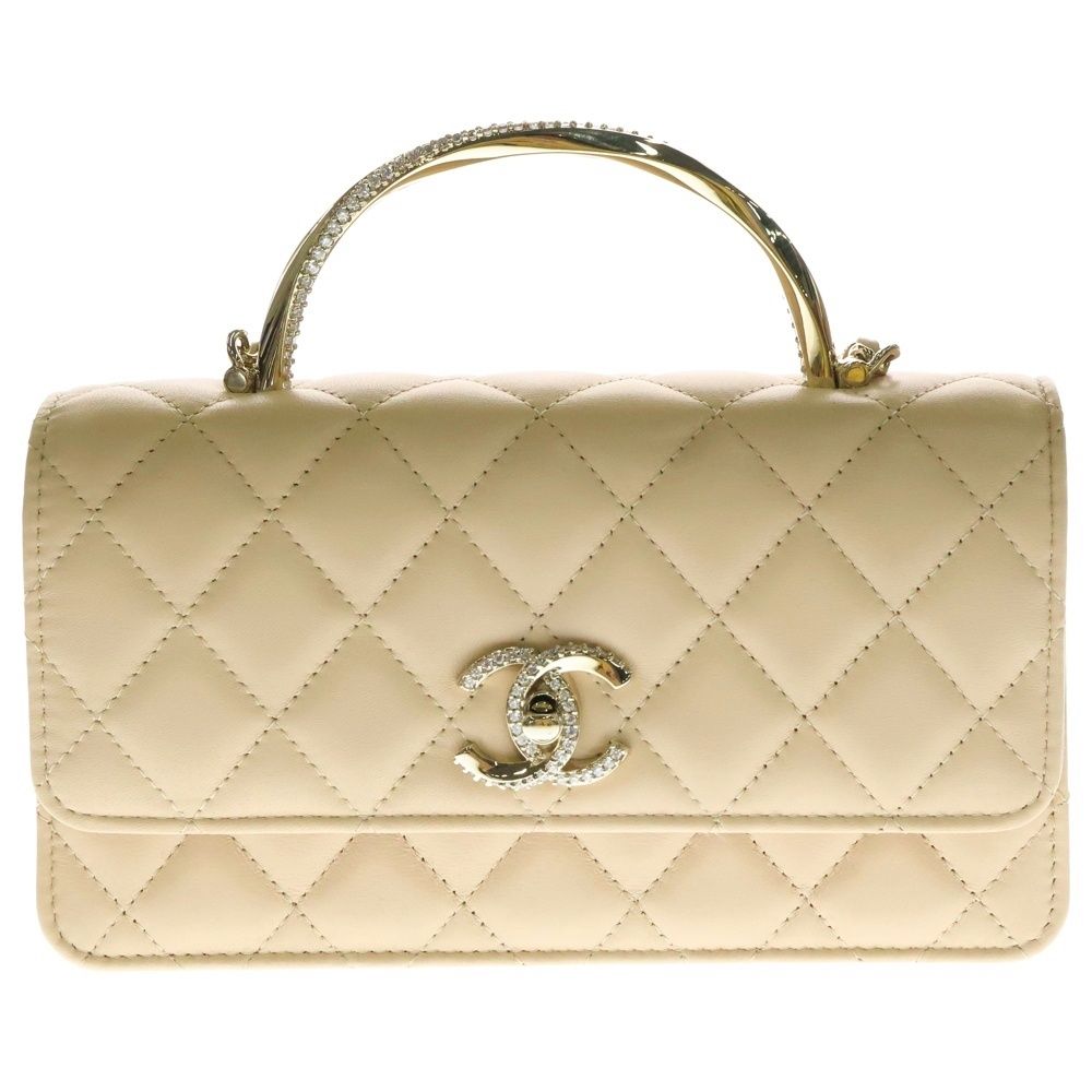 CHANEL (シャネル) ミニマトラッセ トップハンドル チェーン