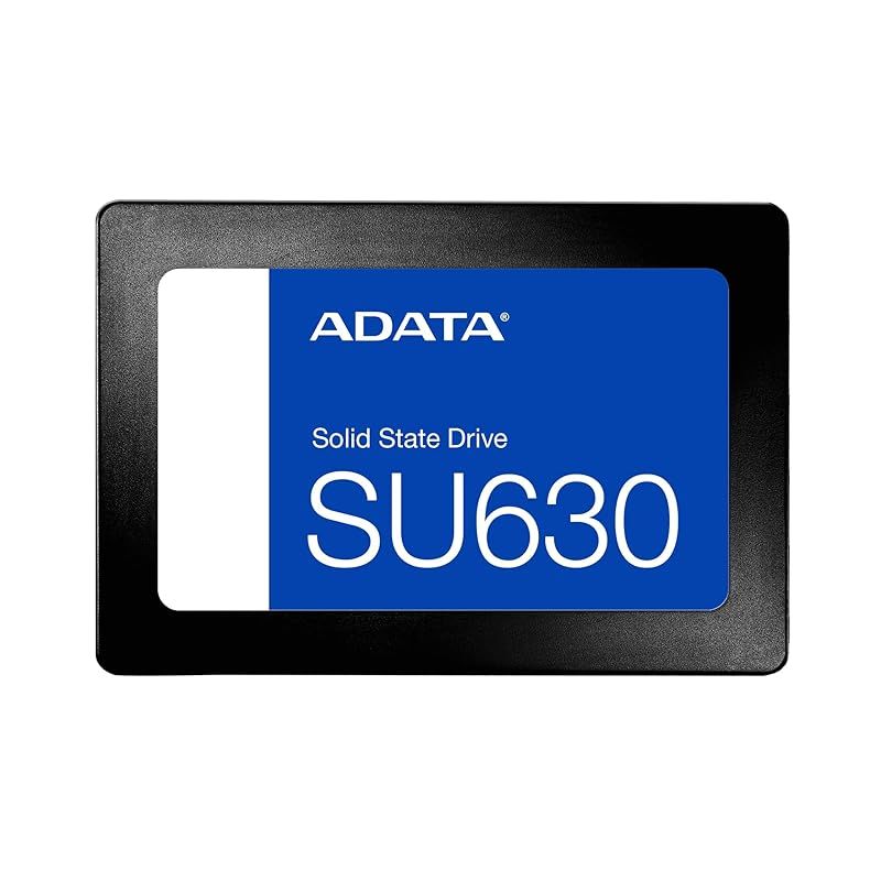 エイデータ(Adata) ADATA 2.5インチ 内蔵SSD 480GB SU630シリーズ 3D NAND QLC搭載 SMIコントローラー 7mm ASU630SS-480GQ-R 0