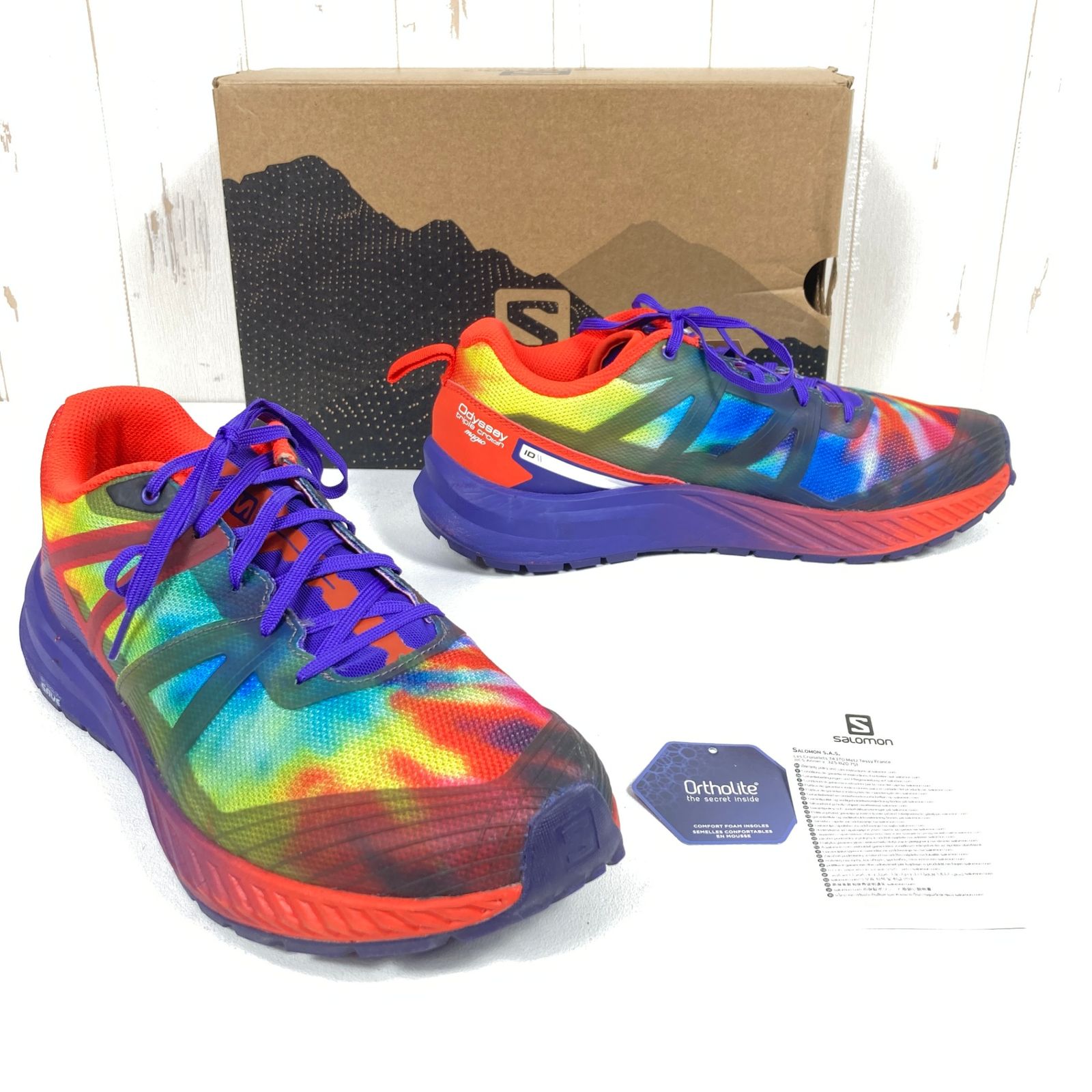 Men's 27.0cm ネイビー系】 Salomon ( サロモン ) オデッセイ トリプル