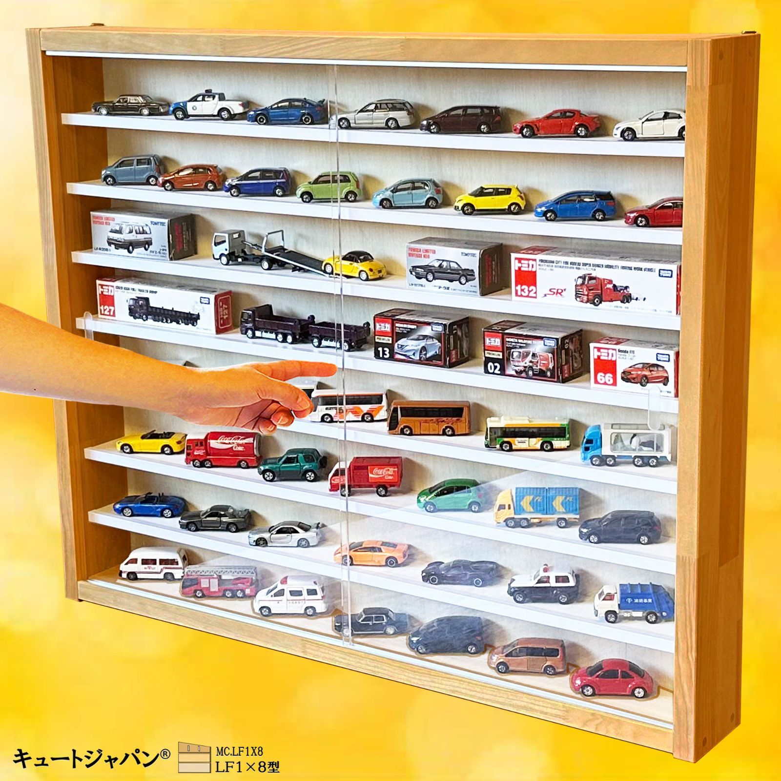 ディスプレイ ミニカー 収納 ケース コレクション ラック シェルフ 棚