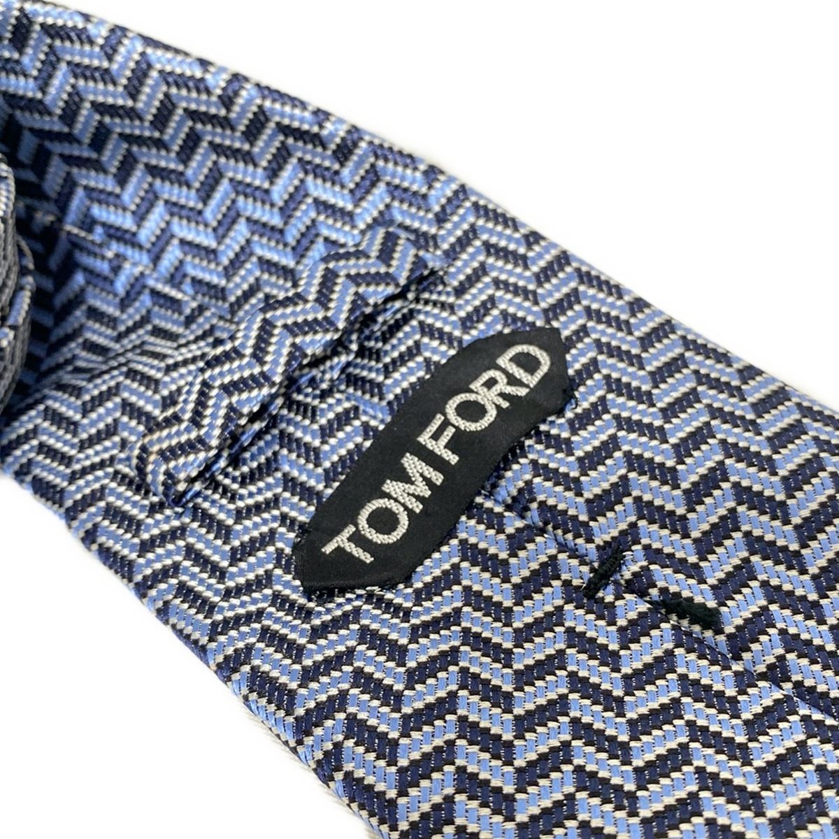 TOM FORD(トムフォード) ネクタイ メンズ美品 - ブルーグレー