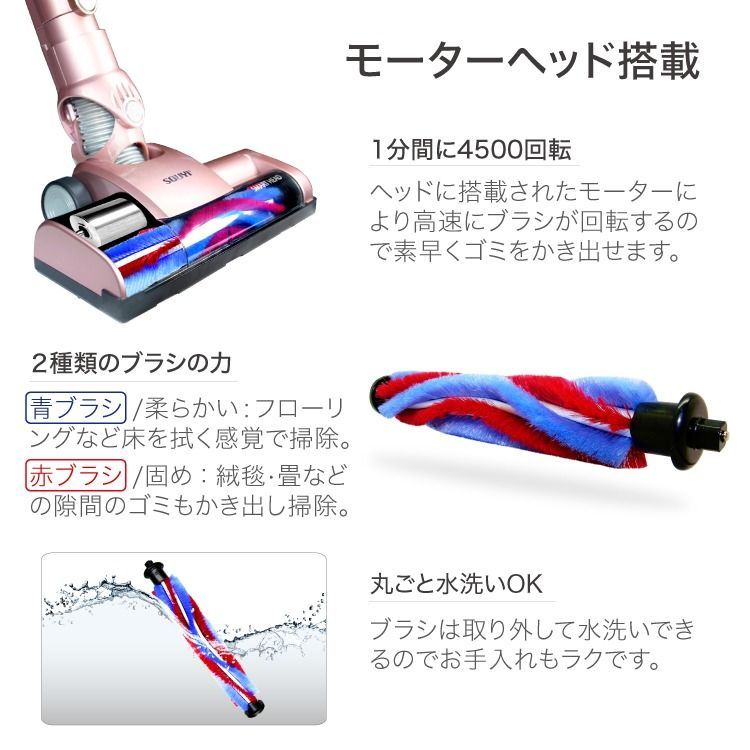 メーカー直販 SOUYI 掃除機 コードレス SY-089 軽量 軽い コードレス掃除機 スティッククリーナー サイクロン掃除機 安心1年保証付き WWW_KANDAIZUMI_COM