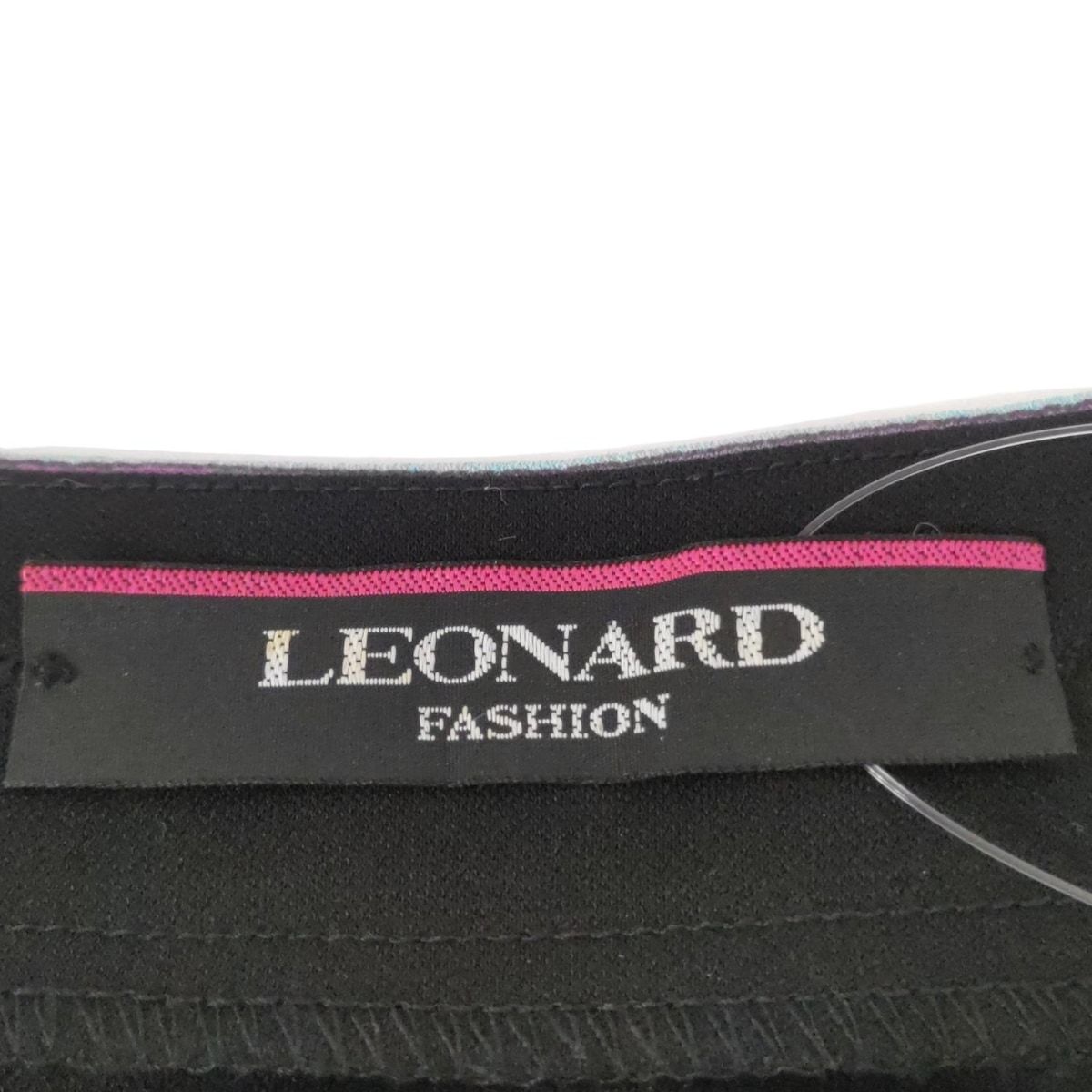 LEONARD(レオナール) カーディガン サイズ36 S レディース - 黒