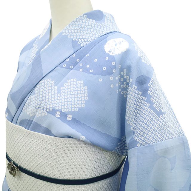 中古】 夏物 浴衣 リサイクル 着物 撫松庵 ブランド