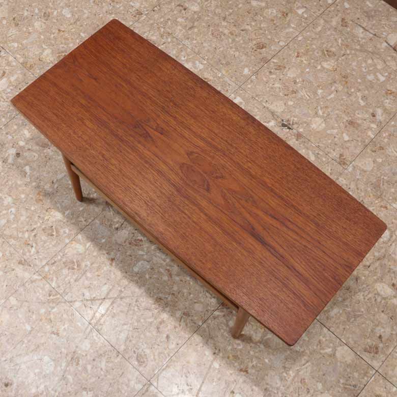 センターテーブル 棚付 ヴィンテージ イギリス ローテーブル ミッド