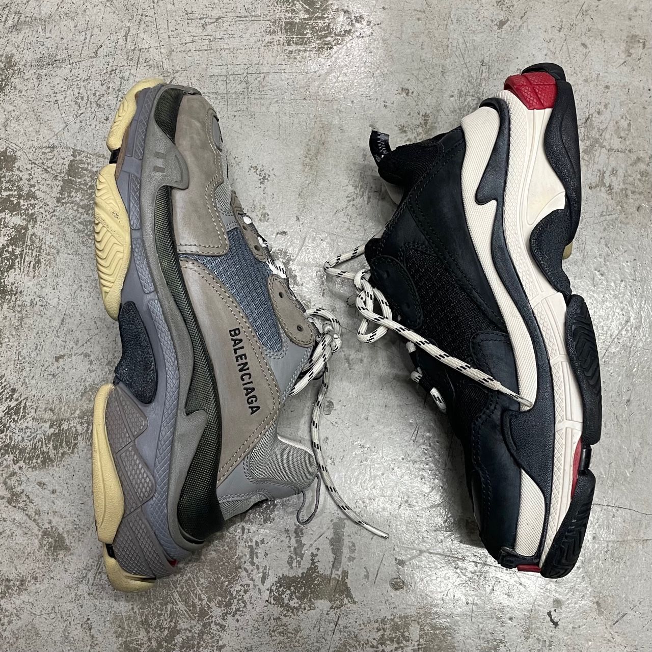 Balenciaga tripleS splitトリプルs スプリット　27cm バレンシアガ BALENCIAGA Triple-S Split Trainers トリプル エス