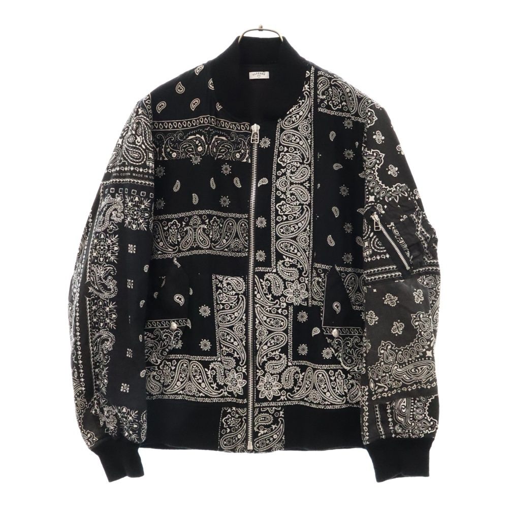 ジャケット・アウター OLDPARK Flight Jacket Bandana Blue OLD PARK/オールドパーク BANDANA FLIGHT JACKET NAVY | gigile blog