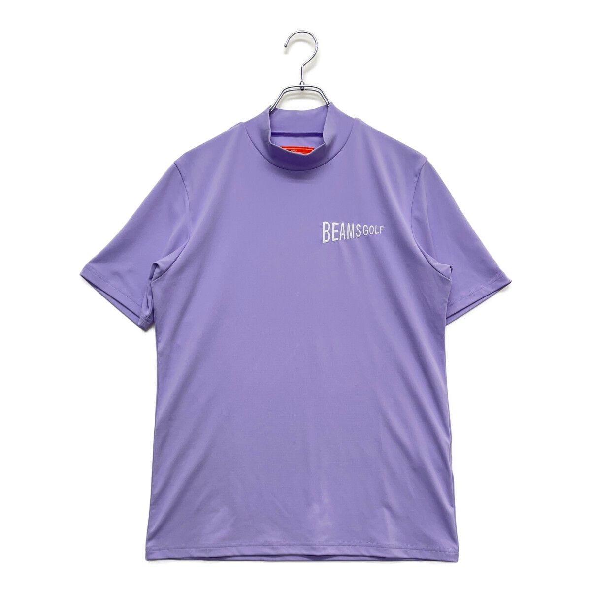 中古 メンズ ビームスゴルフ BEAMSGOLF 半袖シャツ M 薄紫 ハイネック カットソー