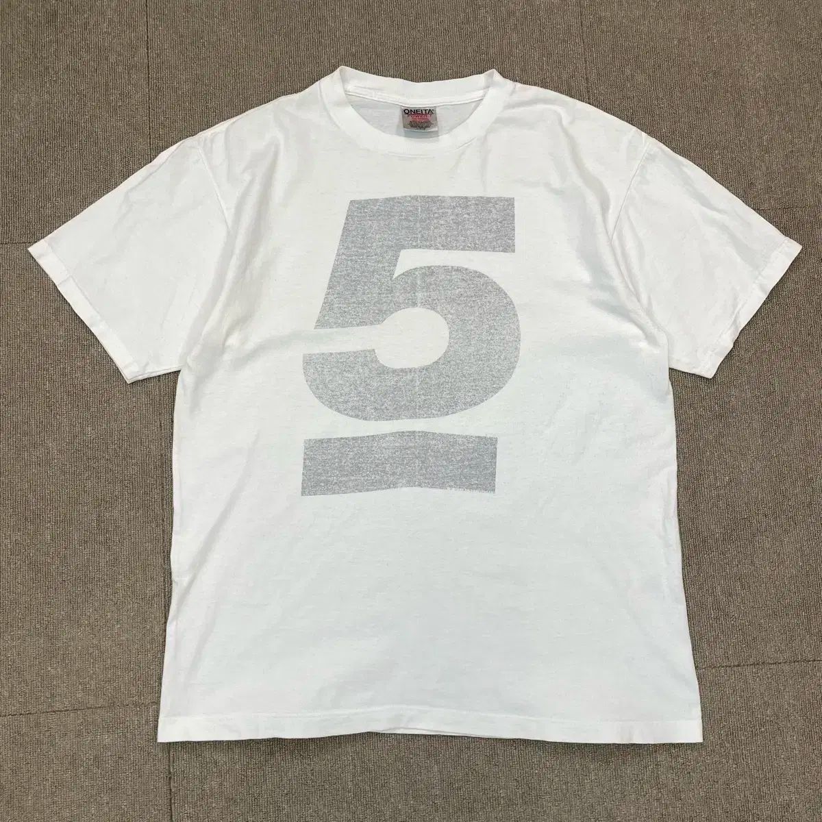 ONEITA NOWHERE 5th ANNIVERSARY Tシャツ 白 M