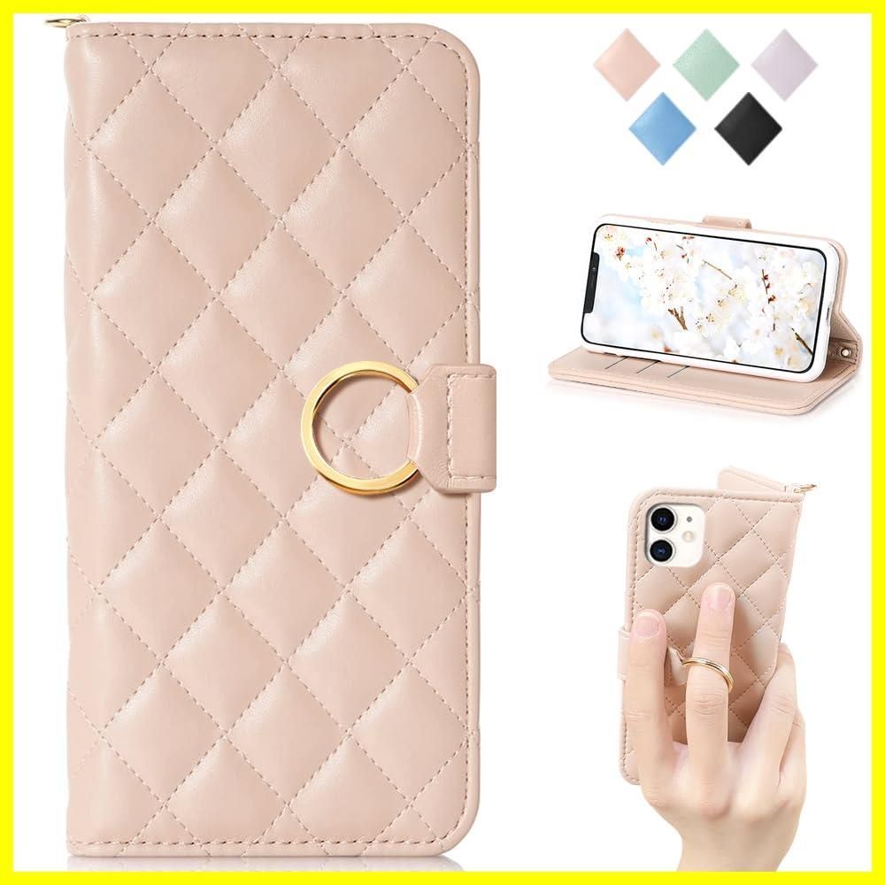 【在庫処分】手帳型 おしゃれ iPhone12 mini mini 手帳型 ケース人気 女性 可愛い ケース iphone12ミニ ケース 手帳型 12 レディース チェック柄 刺繍 iPhone ストラップ付き アイフォン12mini 携帯カバーア カード収
