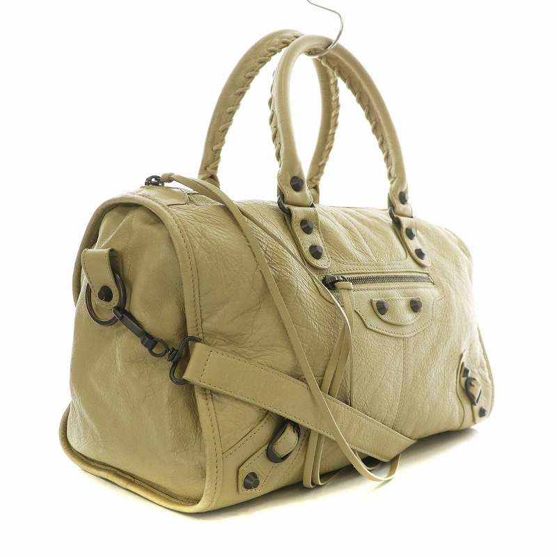 m*o様 BALENCIAGA ショルダーウォレット　ラウンドファスナー　シティ バレンシアガ BALENCIAGA ザ シティ THE CITY ハンドバッグ