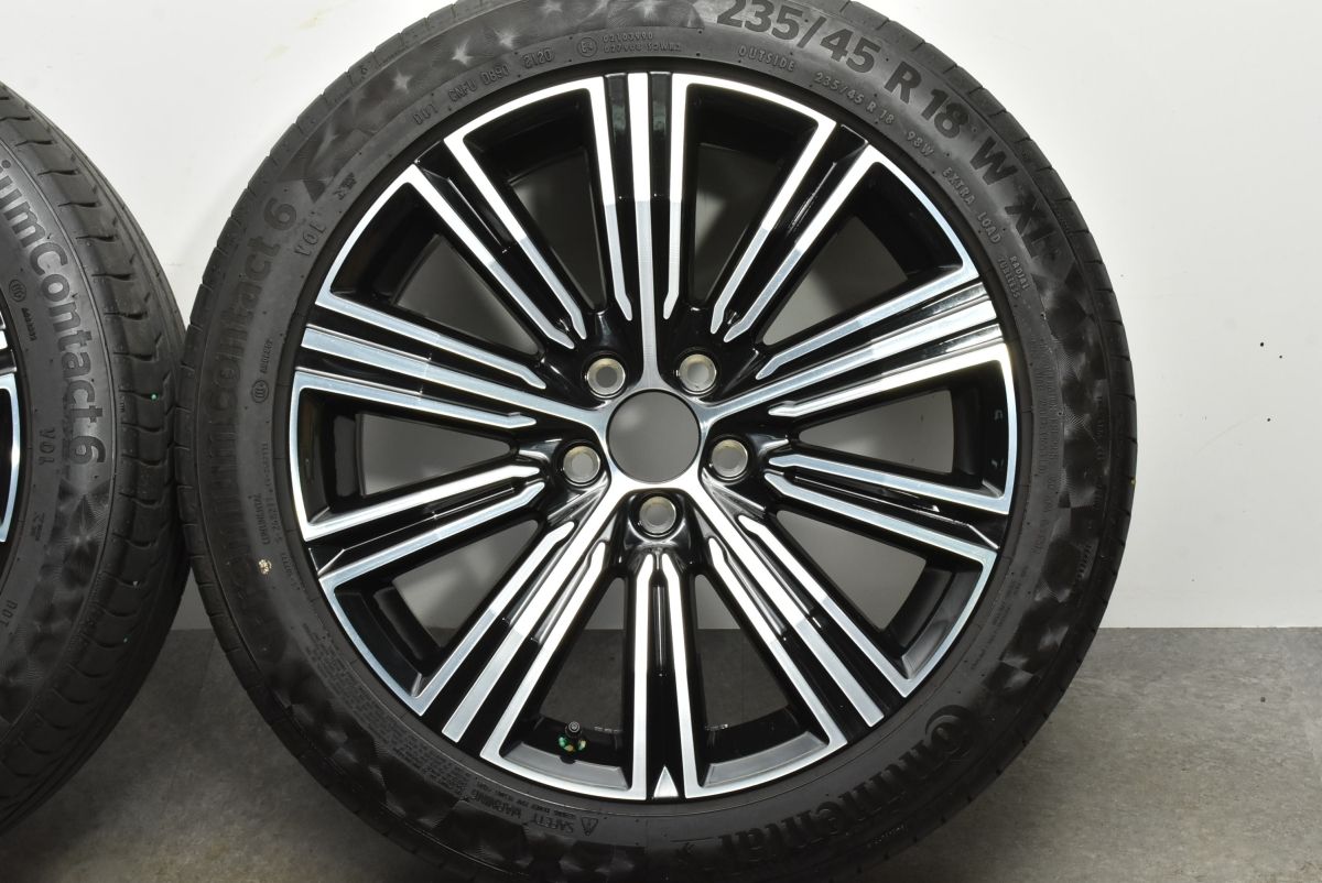 よしvolvo純正 18 8J＋42 ブリヂストン245/45R18 正規品】ボルボ V60 S60 純正 18in 8J +42 PCD108