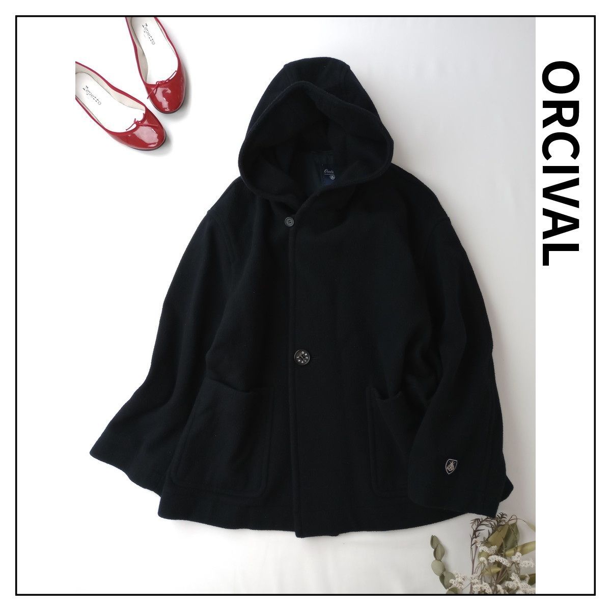 ORCIVAL オーシバル ウールライトモッサフーデッドジャケット サイズ1 楽天市場】オーシバル オーチバル ORCIVAL ライトウールモッサ