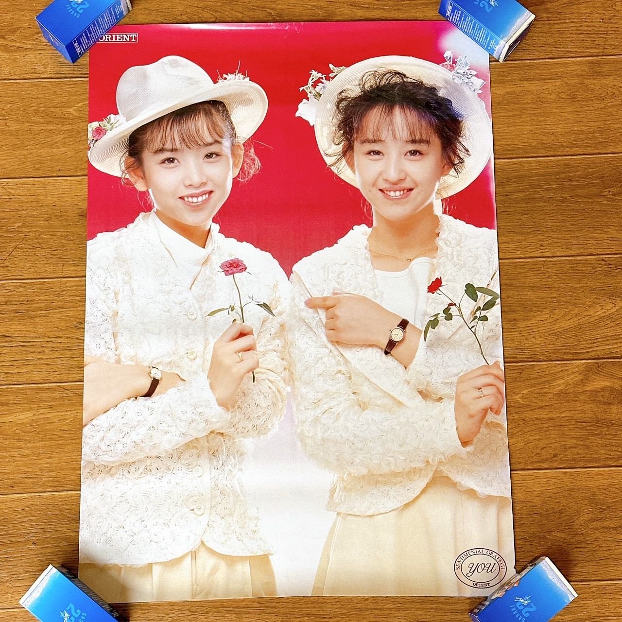 Wink 相田翔子/鈴木早智子 ORIENT ポスター YOU 入手困難 昭和