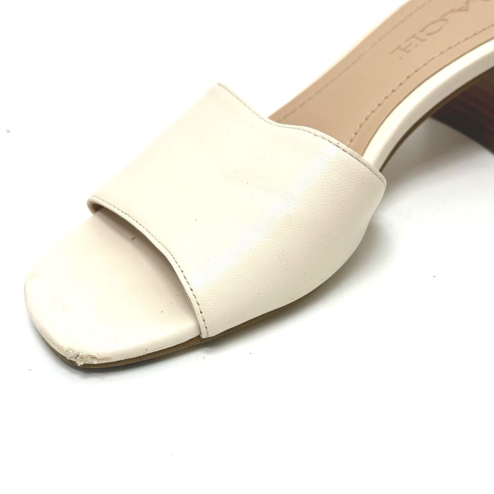 コーチ ベージュ ロゴサンダル COACH コーチ サンダル レザー ベージュ - メルカリ