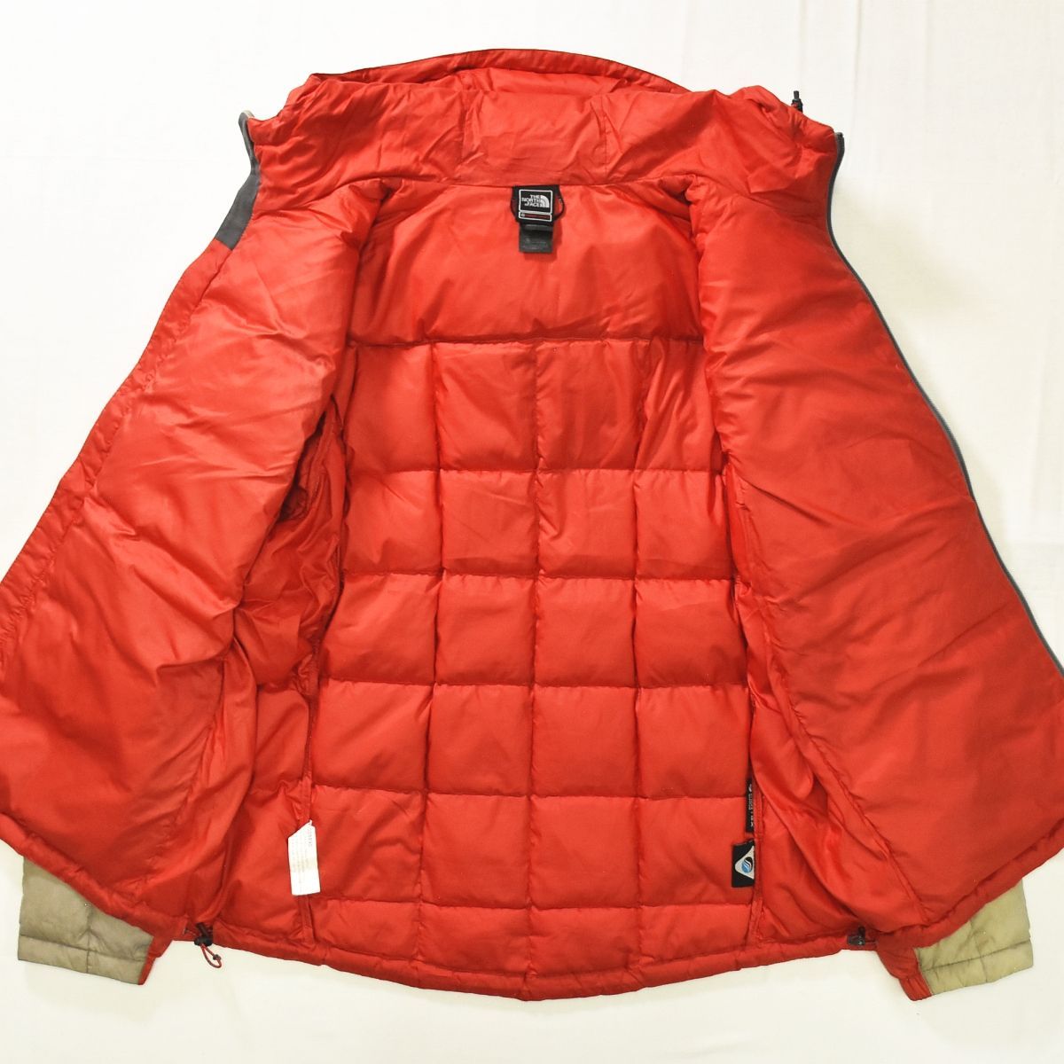 極防寒】 ノースフェイス THE NORTH FACE サミットシリーズ SUMMIT SERIES 800 フィルパワー フーデット ダウン  ジャケット パーテックス PERTEX L グレー x レッド メンズ - メルカリ