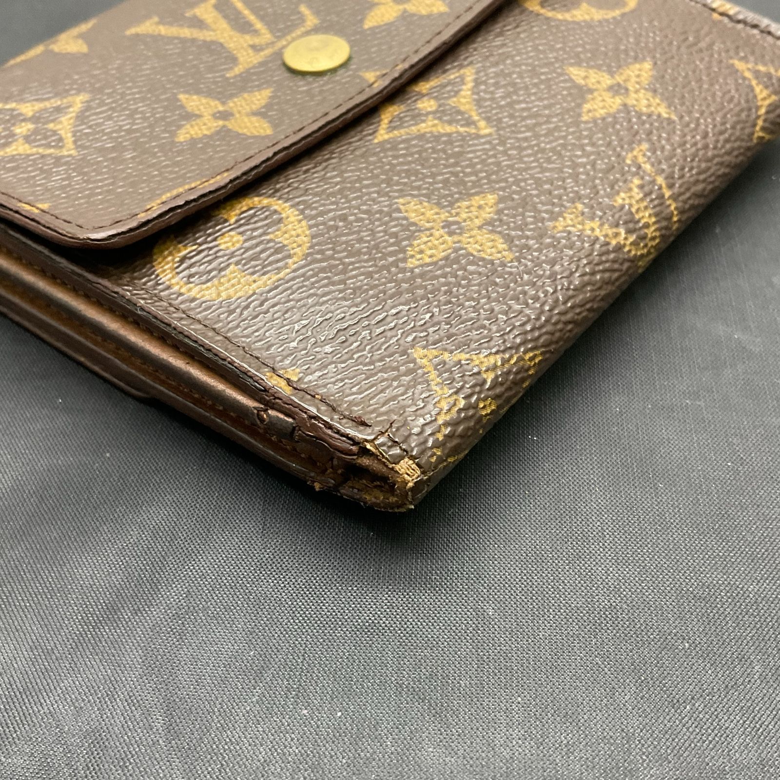 ルイヴィトン モノグラム Wホック 折り財布 ルイヴィトン モノグラム W